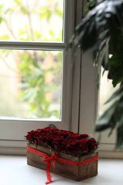 باکس چوبی رز