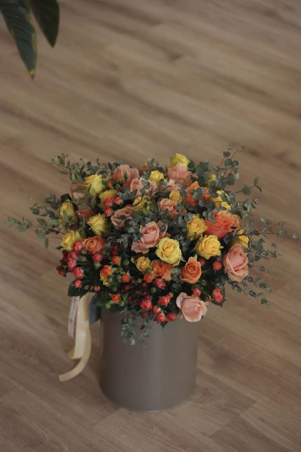 60 cm rose mixed vase